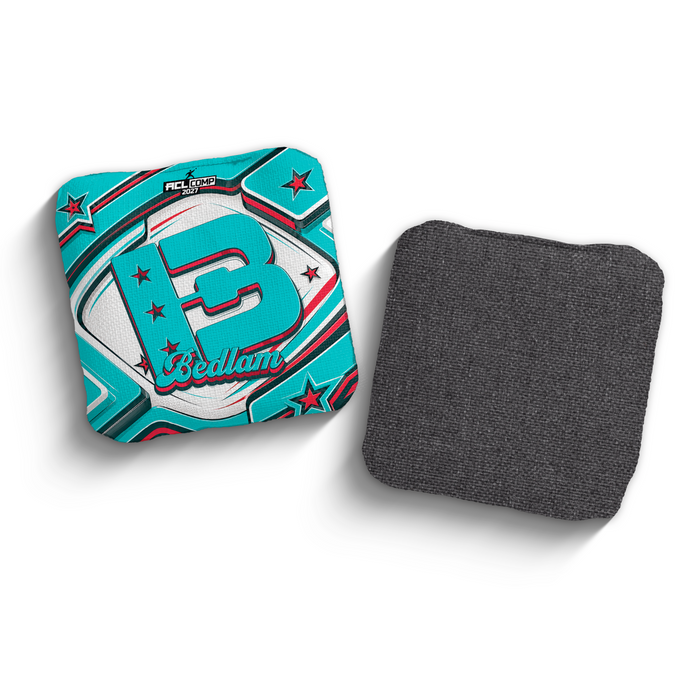 2027 Brotherhood Cornhole Bedlam Cartoon Edition ACL Pro Stamped Cornhole Bags - Brotherhood Cornhole
