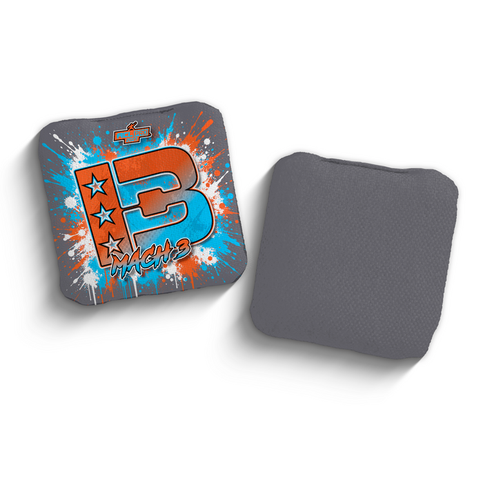 2027 Brotherhood Cornhole Mach 3 Splatter Edition ACL Pro Stamped Cornhole Bags