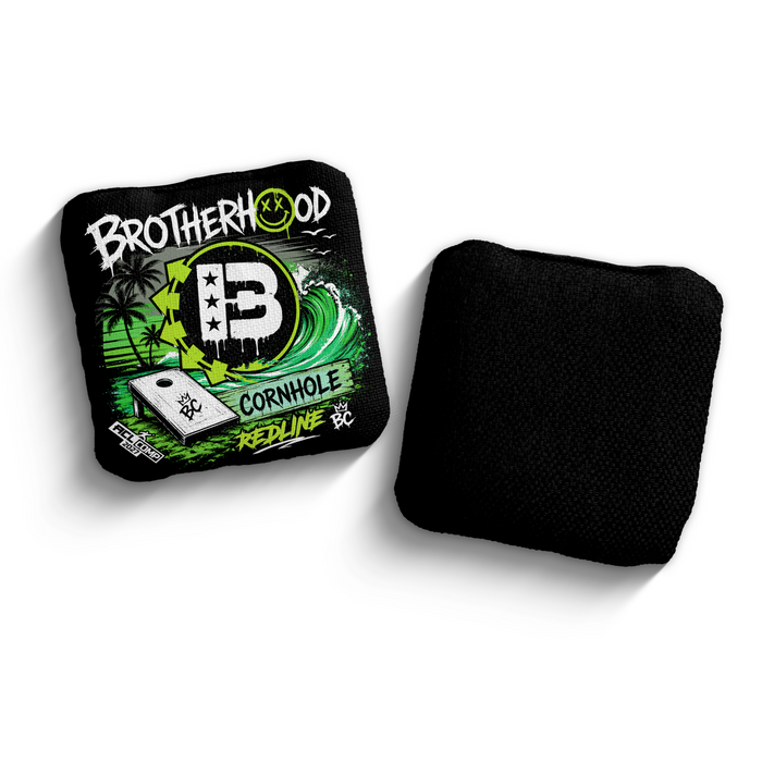 2027 Brotherhood Cornhole Redline Beach Punk Edition ACL Pro Stamped Cornhole Bags - Brotherhood Cornhole