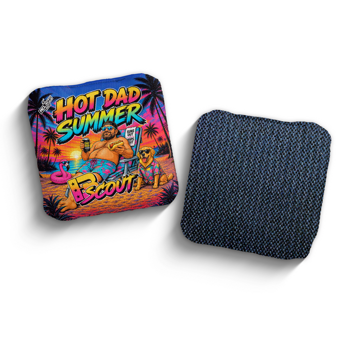 2027 Brotherhood Cornhole Scout Hot Dad Summer Edition ACL Comp Stamped Cornhole Bags