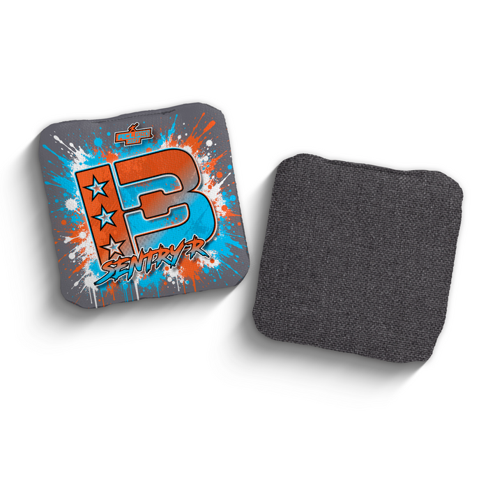 2027 Brotherhood Cornhole Sentry Splatter Edition ACL Pro Stamped Cornhole Bags