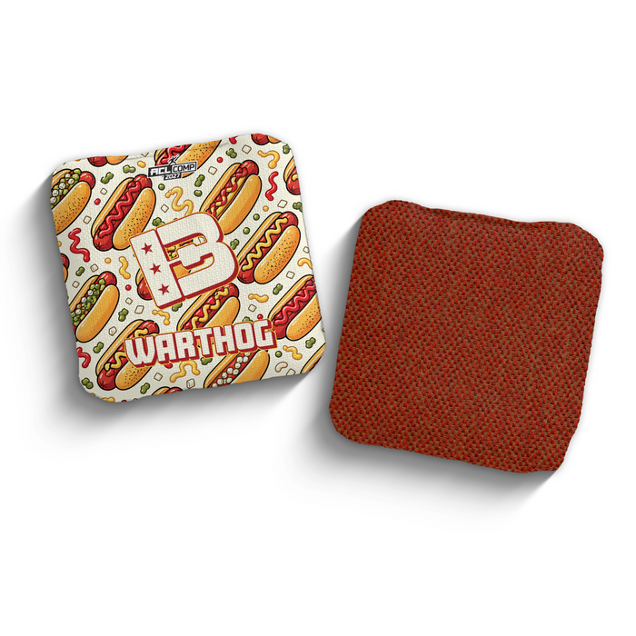 2027 Brotherhood Cornhole Warthog "The Glizzy" Edition ACL Pro Stamped Cornhole Bags - Brotherhood Cornhole