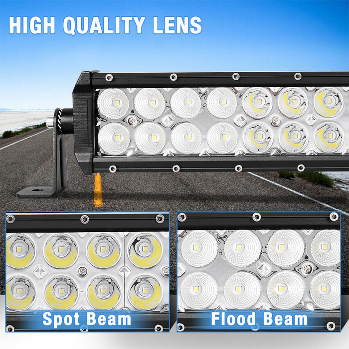 22 Inch 120W LED LIGHT BAR Spot Flood Combo