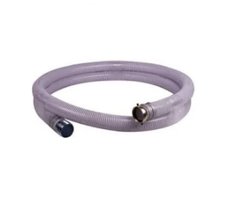 2.5" Suction Hose Assembly with Male Pipe x Female Pipe (NPSH) - 25 Ft