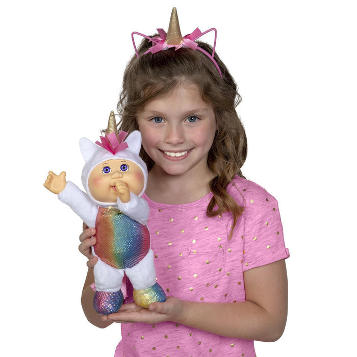 9" Cutie Sparkle Unicorn LGT VIO BAL Me & My w/Headband