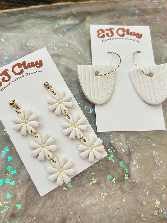 Clay earrings