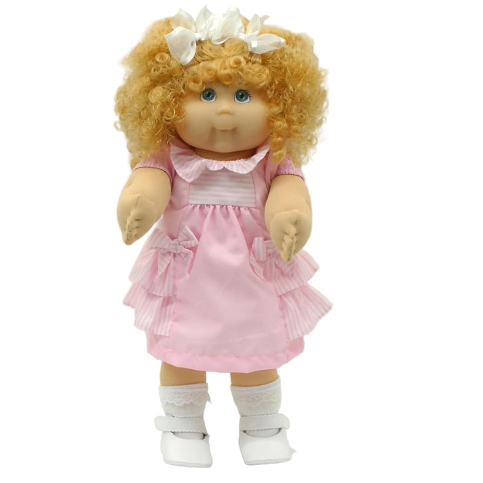 A2 OAA01-23-15 Pink & White Striped Ruffle Dress