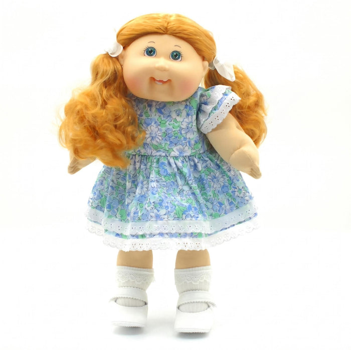 A2 OAA07-23-5 Blue/Green Floral Eyelet Dress