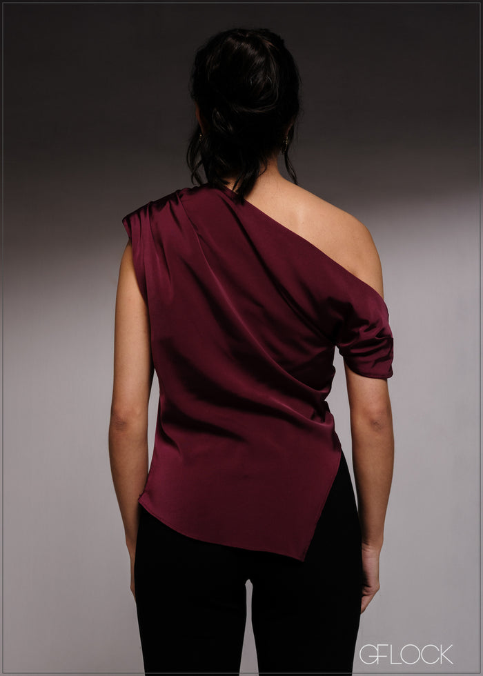 Asymmetric One Shoulder Top - 220526