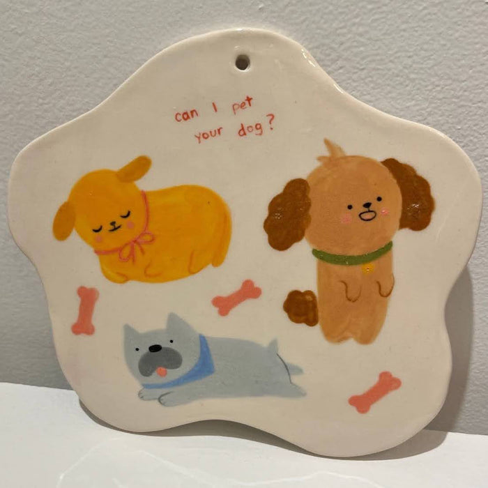 Aubrey Aiese: Can I pet your dog?