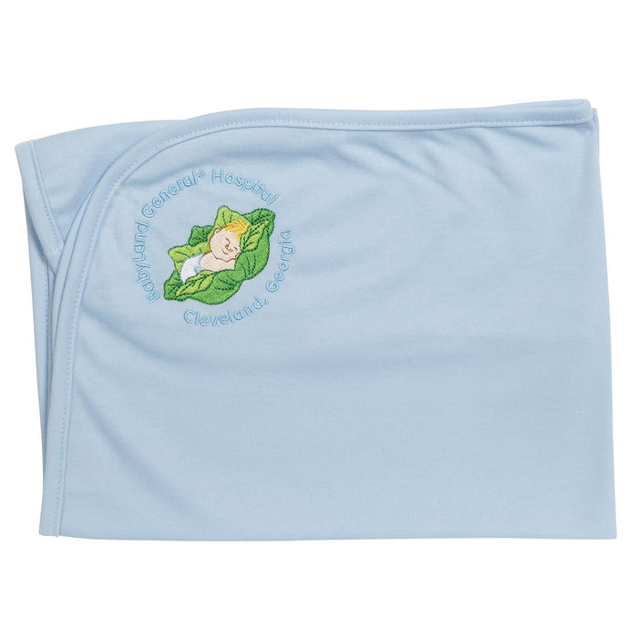 BLC C Blanket Sleeping Baby in Cabbage BLUE