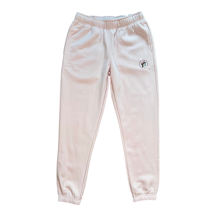 Pink jogger pants - soft fleece material