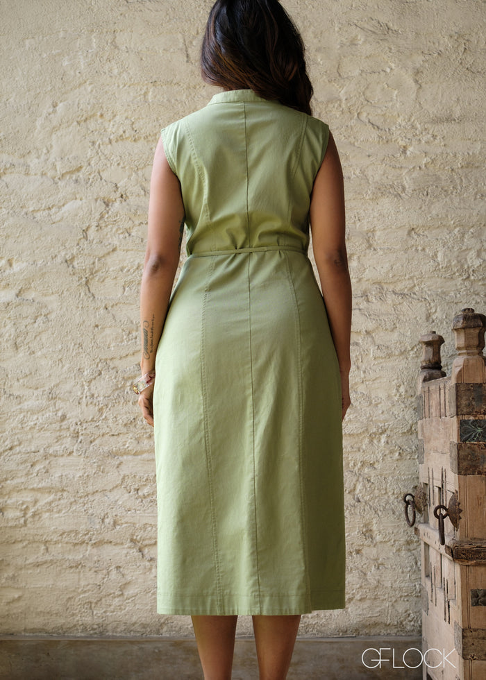 Button Down Dress - 100826