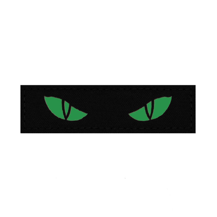 "Cat Eyes" Glow - In - The - Dark Embroidered Velcro Patch - Brotherhood Cornhole