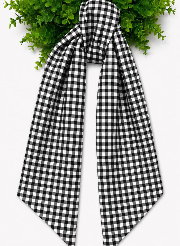 Classic 1/4" Check Canvas Wreath Sash