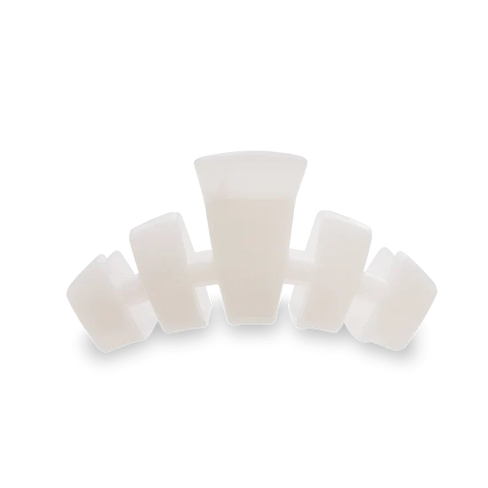 Classic Coconut White Medium Claw Clip