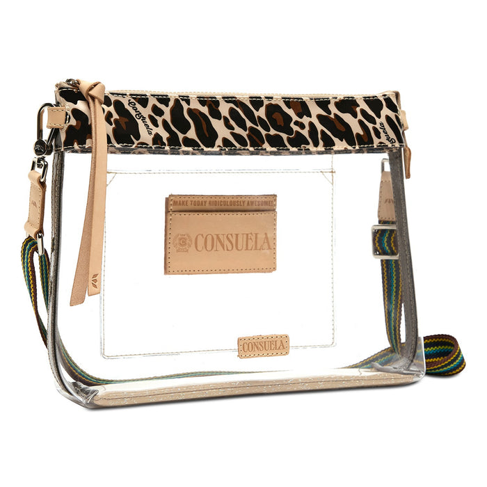Downtown Crossbody, Clear Mona