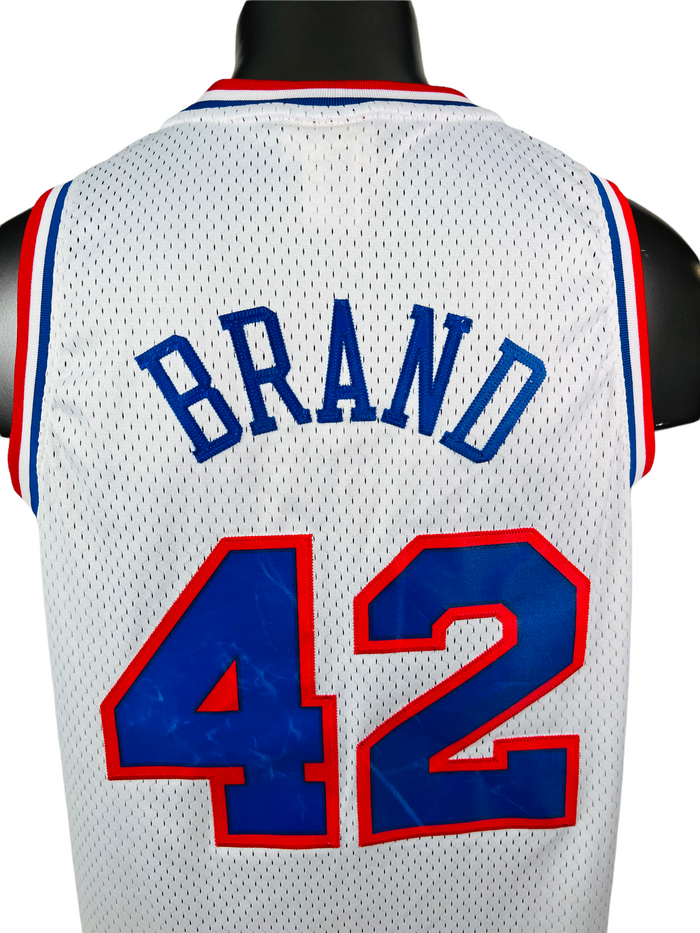 ELTON BRAND PHILADELPHIA SIXERS RETRO 2000'S AUTHENTIC ADIDAS JERSEY ADULT MEDIUM