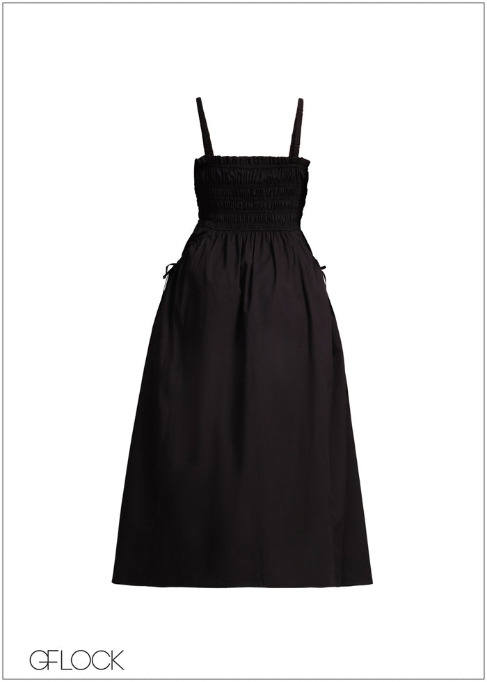 Embroidered Midi Dress - 231225