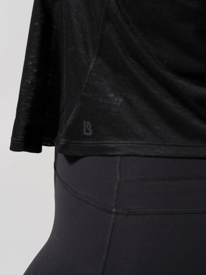 Go With The Flow Hip Tank - Onyx Black