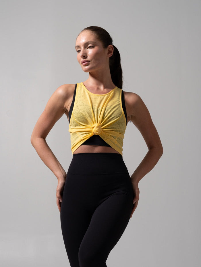 Go With The Flow Hip Tank - Pineapple