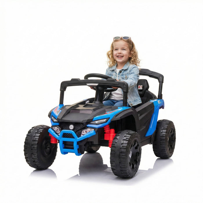 Kids Ride On Truck With Dual Motors For 3-8 Boys Girls
