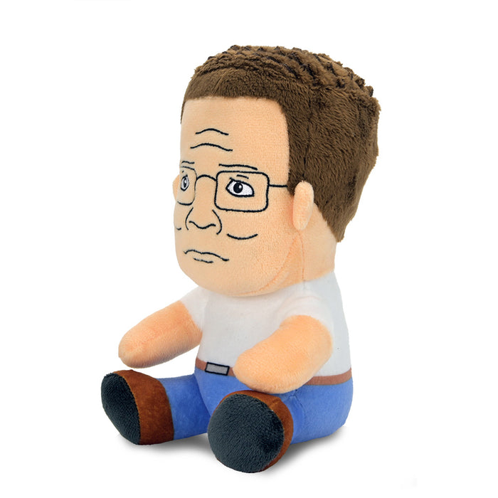 Hank Hill plush toy from King of the Hill series, soft and detailed pre-order plush figure with iconic character design.