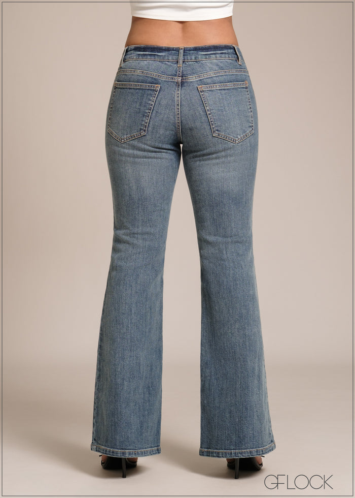Low Waist Bootcut Jean - Long Length - 241225D