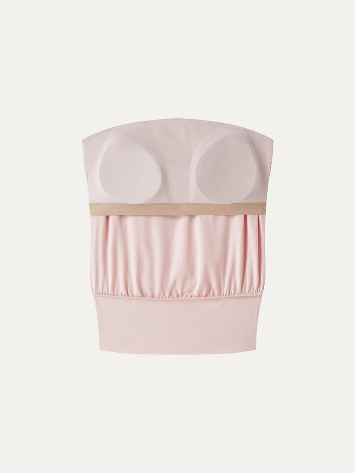 OGLmove Lyocell Bandeau Banded Hem Bra Top