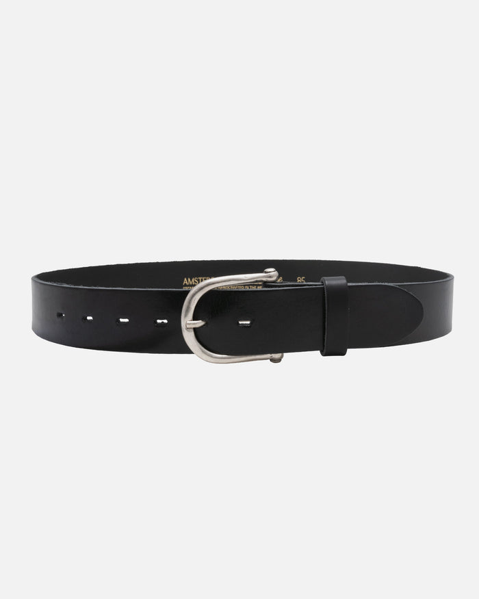 Medy Classic Leather Belt - Black