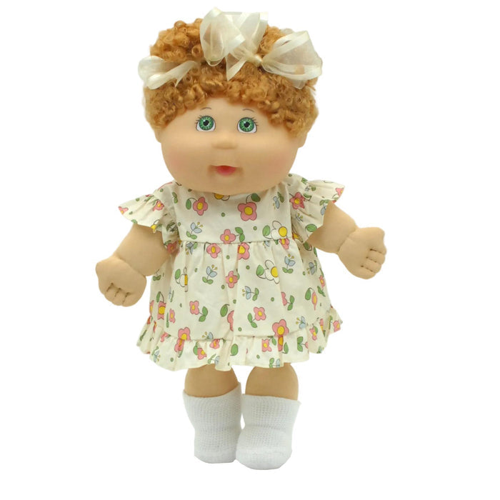 OAA092313 Cream Flowers Dress w/Bloomers