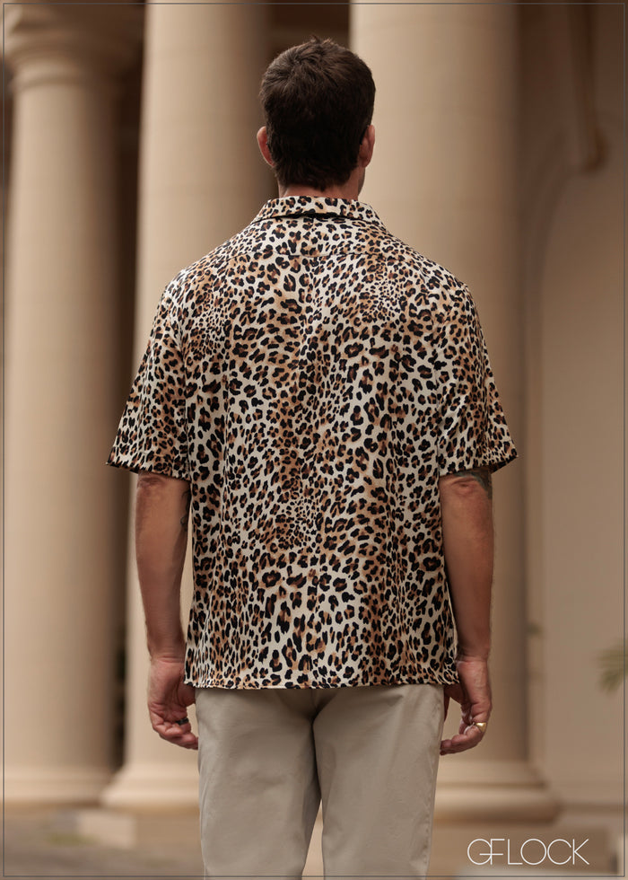 Oversize Revere Collar Shirt - 130825