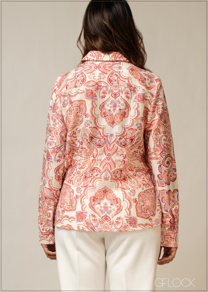 Printed Basic Shirt - 300326