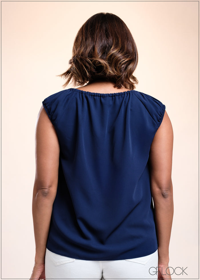 Puff Sleeve Top - 040825
