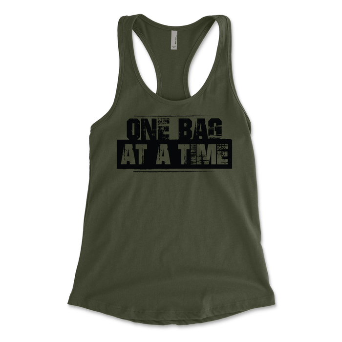 Racer Back "One Bag at a Time" T-Shirt - Brotherhood Cornhole