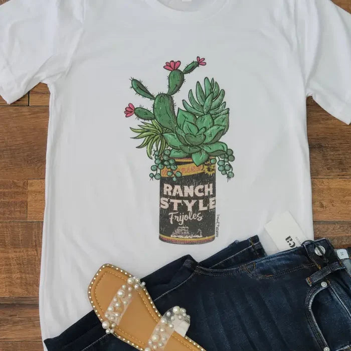 Ranch Style Cactus Graphic T-Shirt
