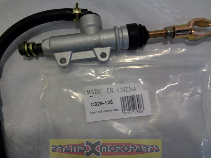 Rear Brake Master Cylinder for 50cc-250cc Dirt Bike, Pit Bike, Atv, Quad