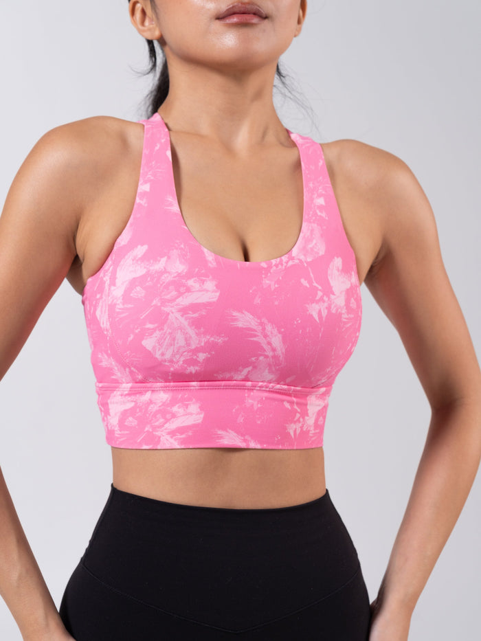 Rosa Sports Bra - Essential Print