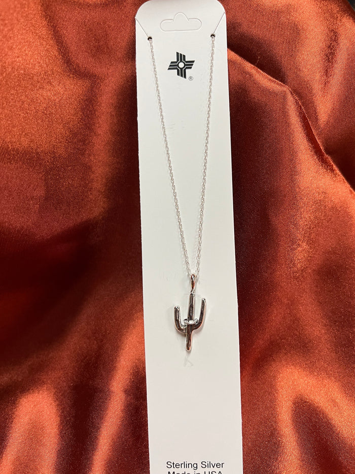 Sterling Silver Saguaro Necklace