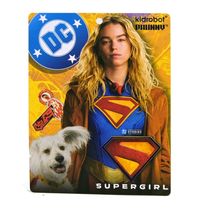 Supergirl plush window clinger featuring Supergirl character from the Supergirl brand, designed for decorative window display.