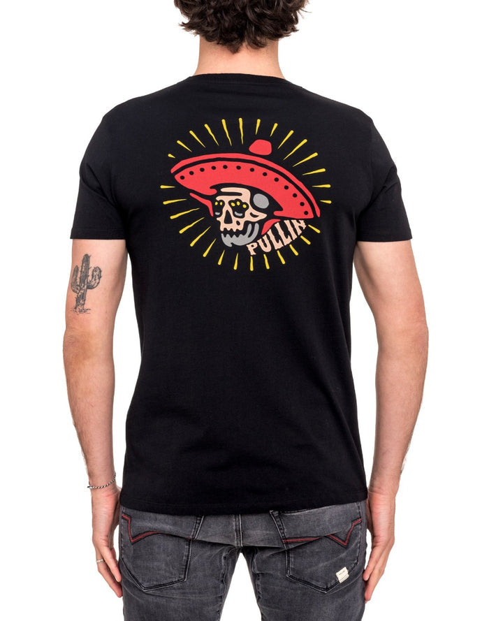 t-shirt homme mejicoblk PULLIN en coton