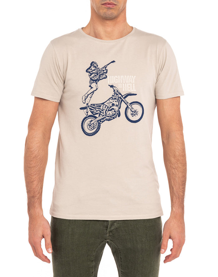 t-shirt PULLINhellgray PULLIN en coton