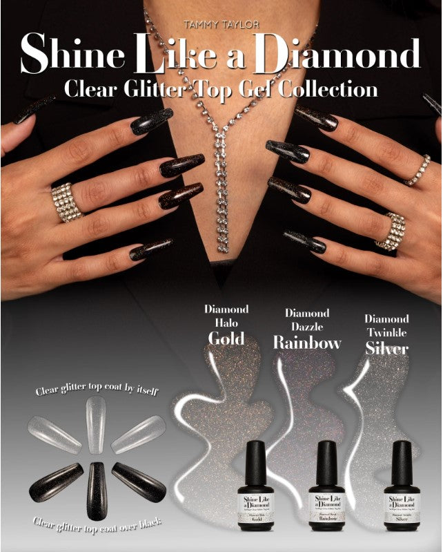 Tammy Taylor Gel Top | Shine like a Diamond - Gold