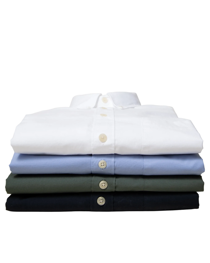 The Saint James Poplin Shirt - Navy