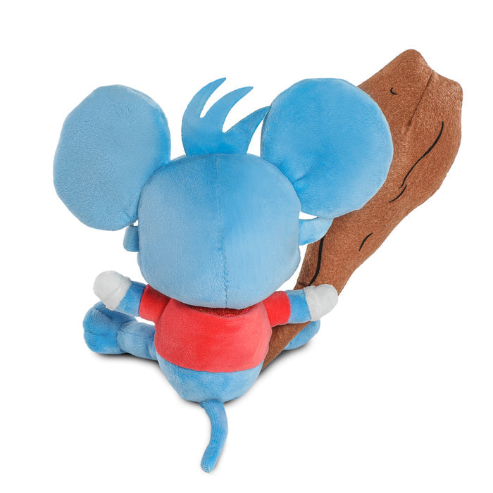 The Simpsons Itchy Phunny Plush toy featuring a soft, detailed plush of the character Itchy from The Simpsons animated series.