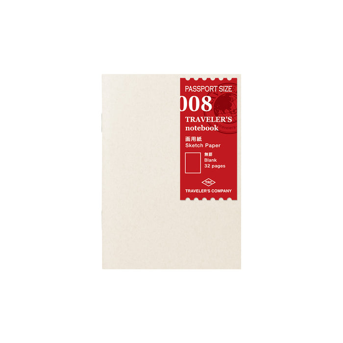 TN P 008 PASSPORT Size REFILL Sketch Paper