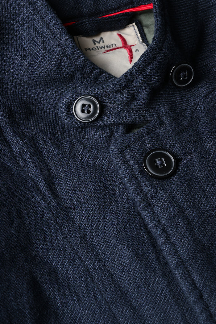 Tropical Trap Blazer - Dark Navy Hopsack