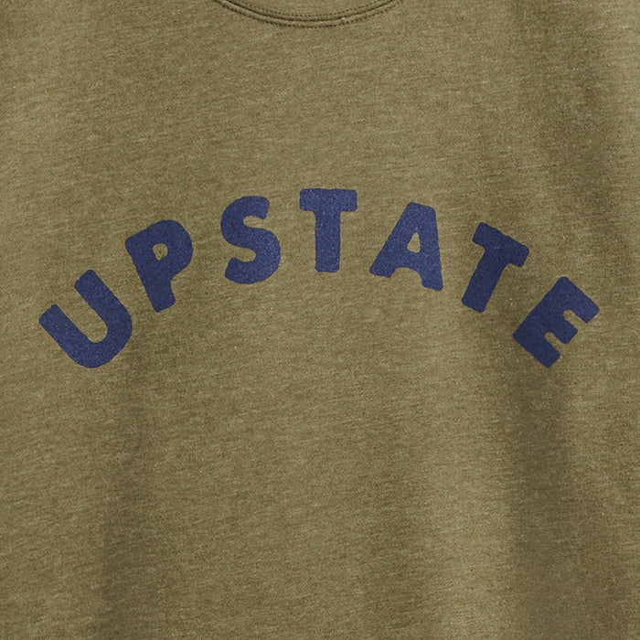 Upstate Arch Crewneck - Heathered Military Green