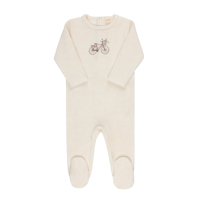 Velour Bicycle Collection - Footie