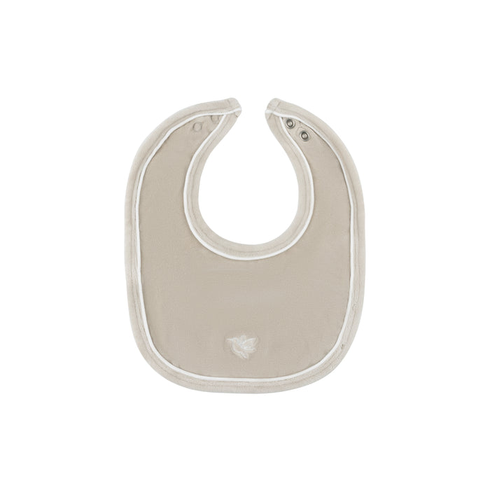 Velour Embroidered Bird & Butterfly Collection - Bib